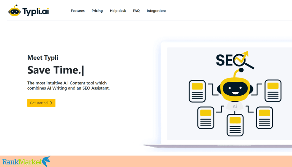 Typli.ai Homepage