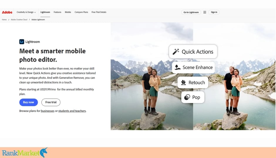 Lightroom Mobile Premium
