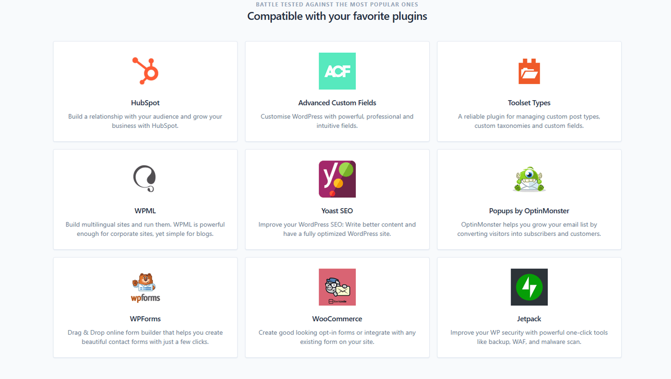 CSSIgniter themes working seamlessly with popular WordPress plugins like WooCommerce Yoast SEO ACF and WPML