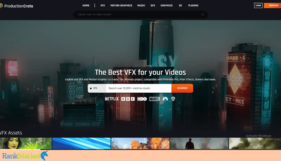 Productioncrate Website Interface For Video Production Resources