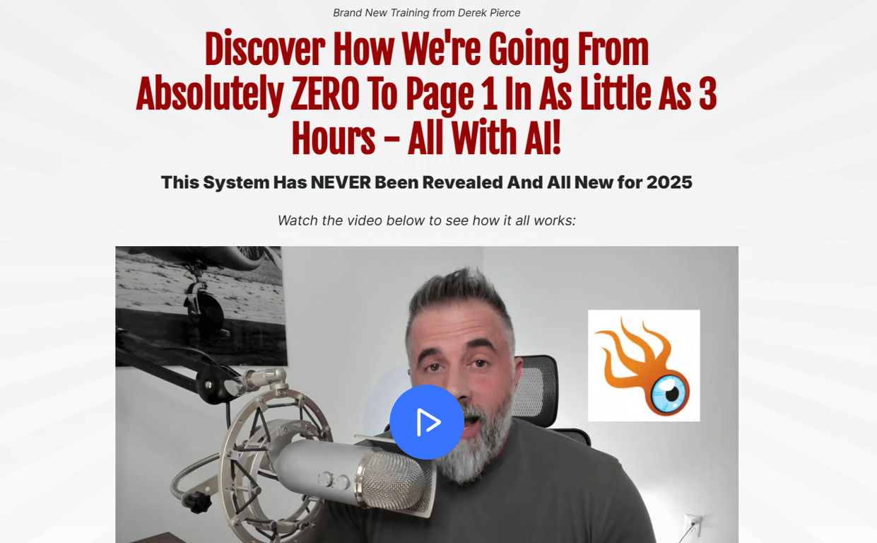 SEO Time Machine with AI Homepage