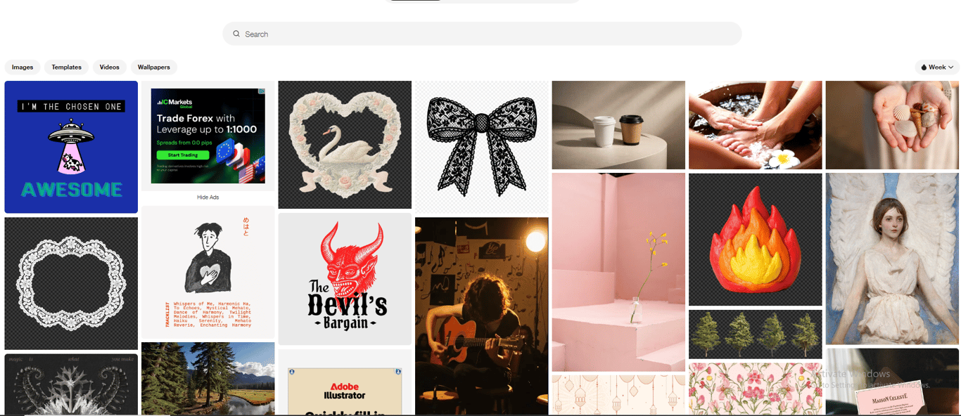 Rawpixel stock images, mockups, and graphic assets