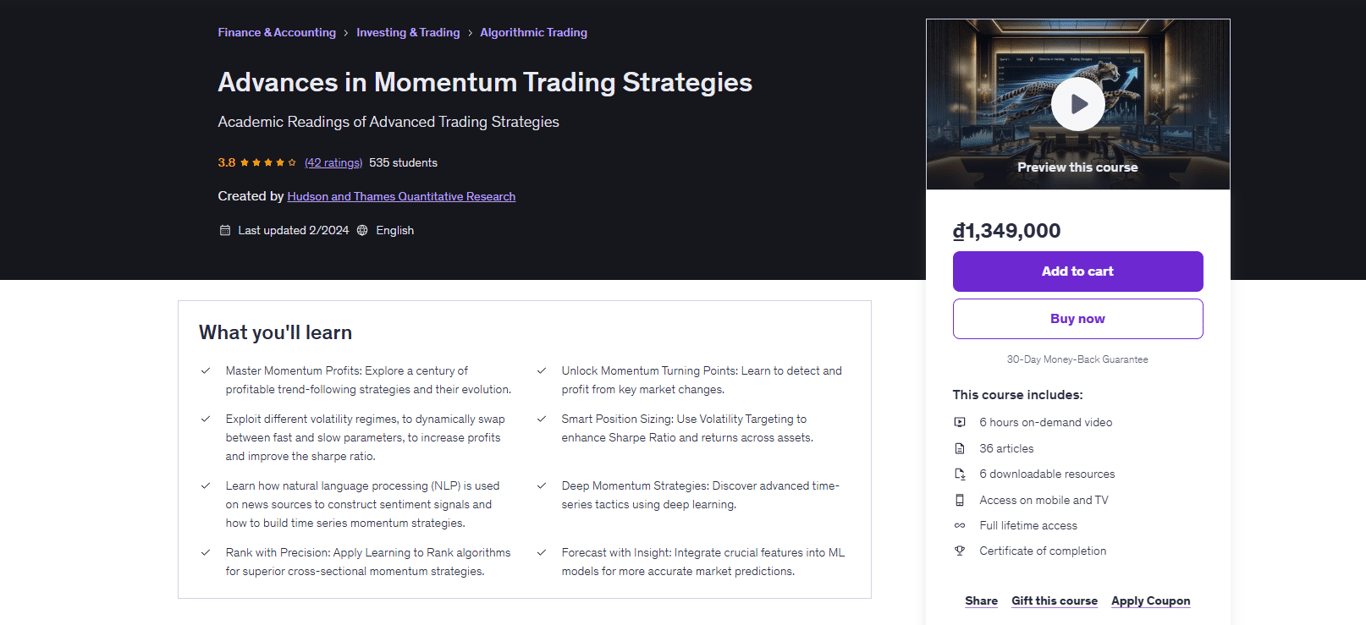 advances-in-momentum-trading-strategies-course-hudson-and-thames-quantitative-research-udemy