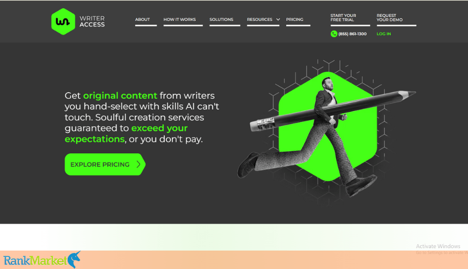 Writeraccess Homepage