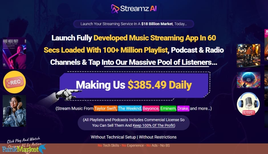 Streamz Ai + Otos