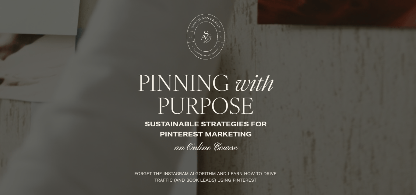 Sarah-Ann-Pinning-with-Purpose-Course-Cover-Pinterest-Marketing