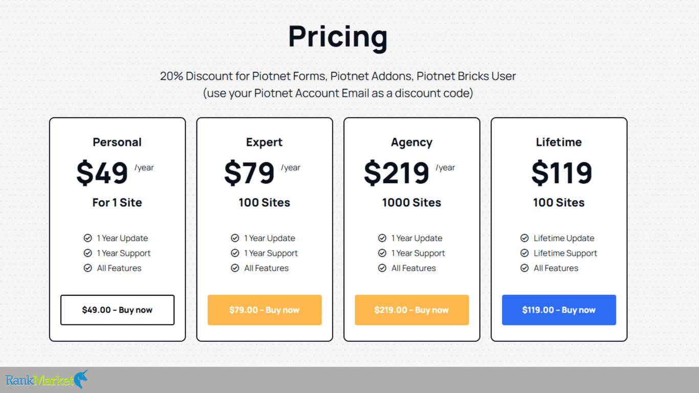 Piotnet -Grid -Pricing- Plans