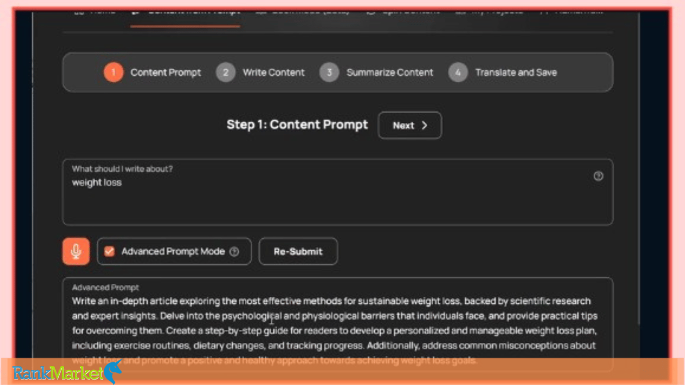 Humantalk Ai Voice &Amp; Content Writer Features.