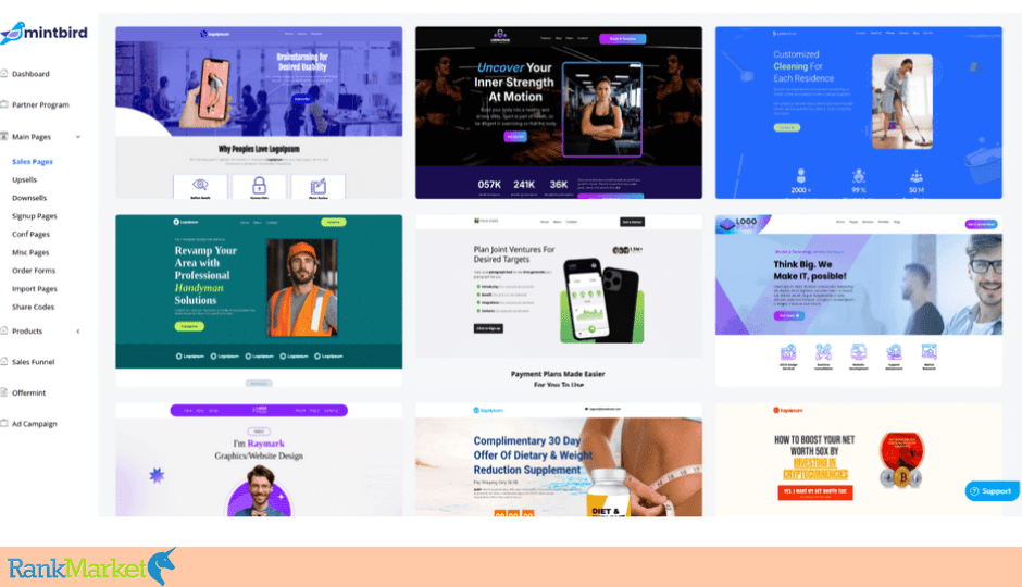Mintbird Features: