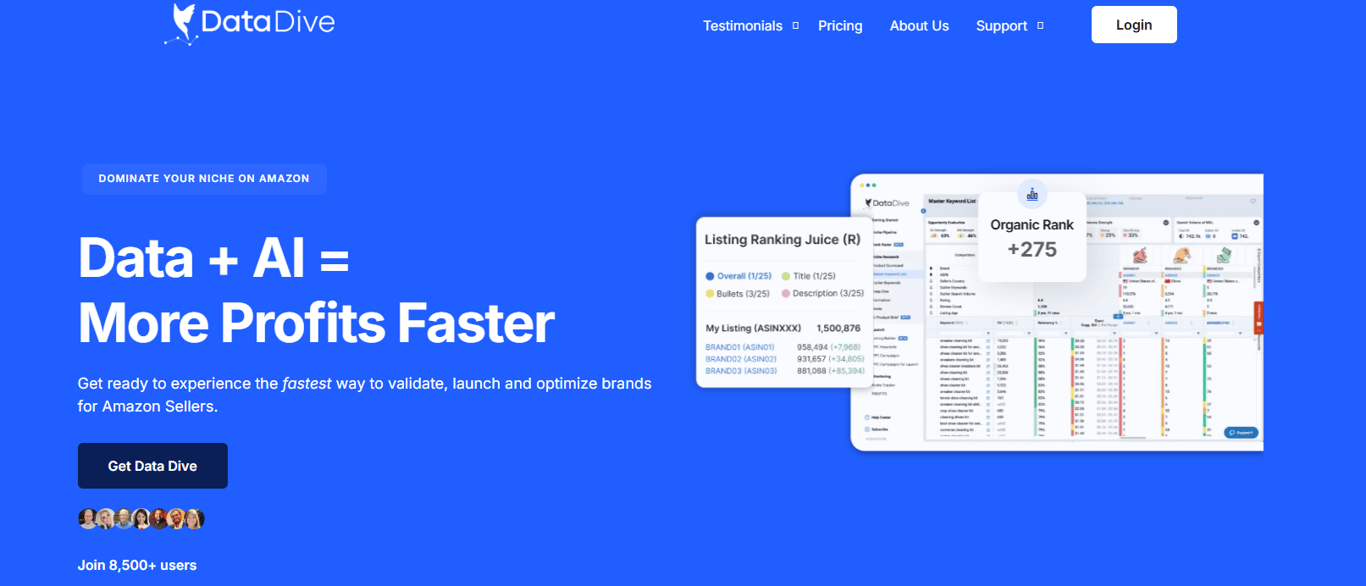datadive-homepage-banner-data-plus-ai-equals-more-profits-faster-for-amazon-sellers