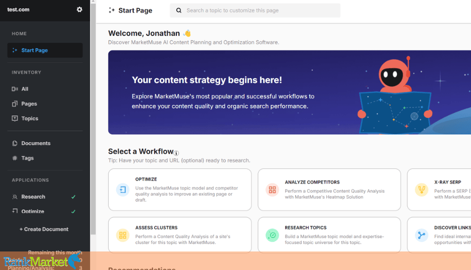 Marketmuse Features
