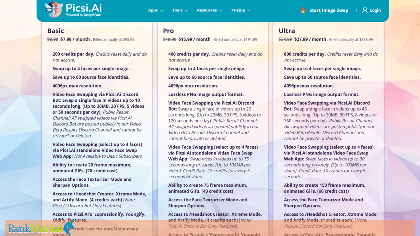 Picsi.ai Account Price List
