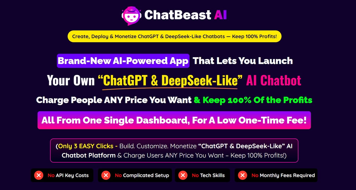 ChatBeast AI Homepage