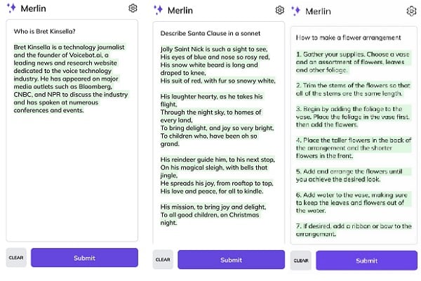 Key features of Merlin AI