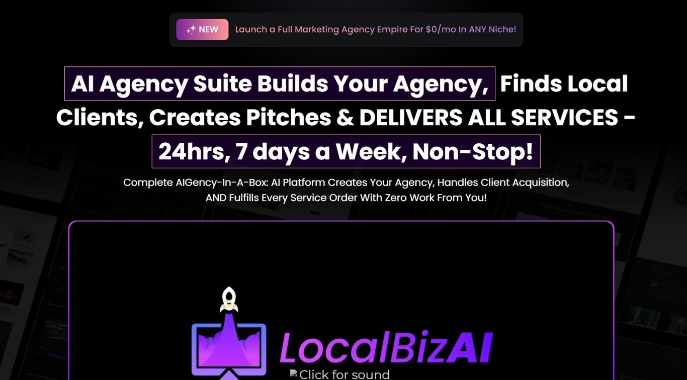 LocalBizAI Homepage