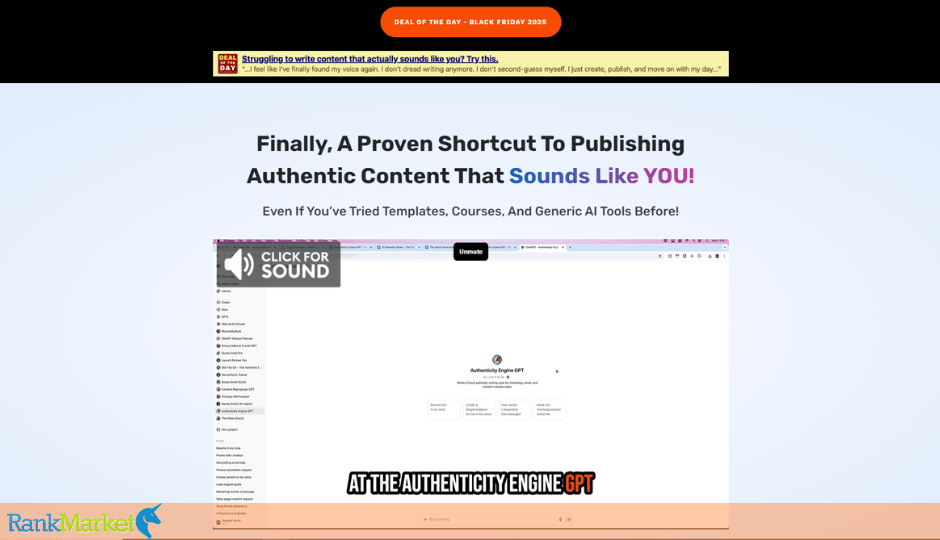The Authenticity Engine + Otos