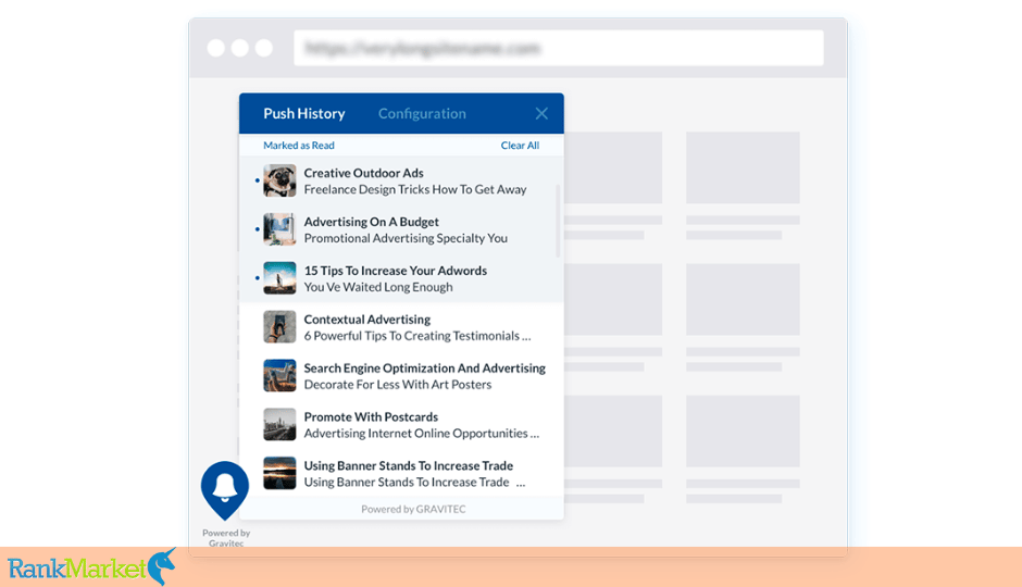 Gravitec Features