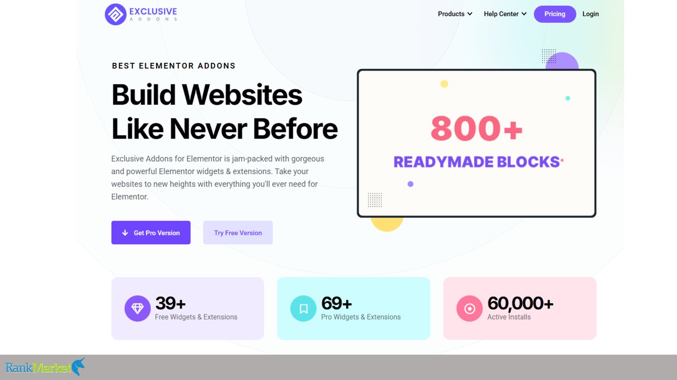 Exclusive Addons Homepage Powerful Addon Suite For Elementor With Many Premium Widgets