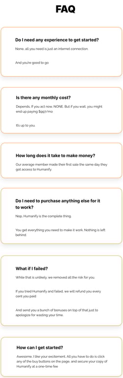 Humanify FAQs