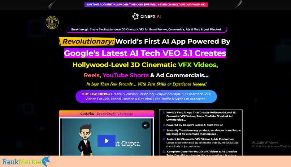 Cinefx Ai Homepage