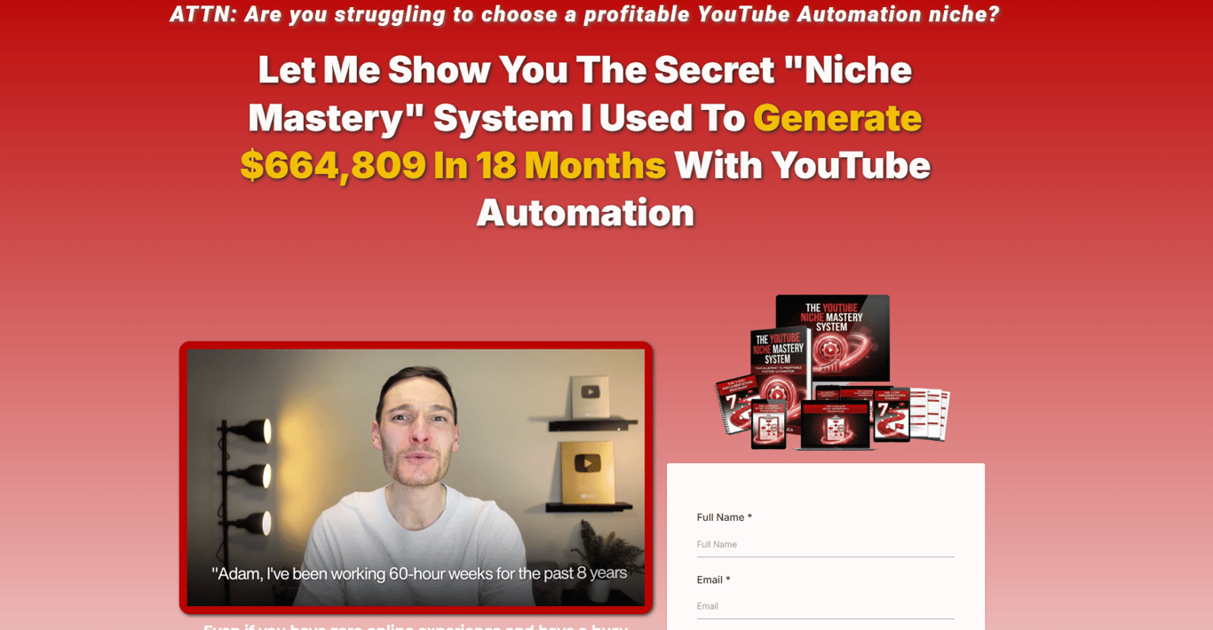 niche-mastery-system-adam-del-duca-course-homepage-portal