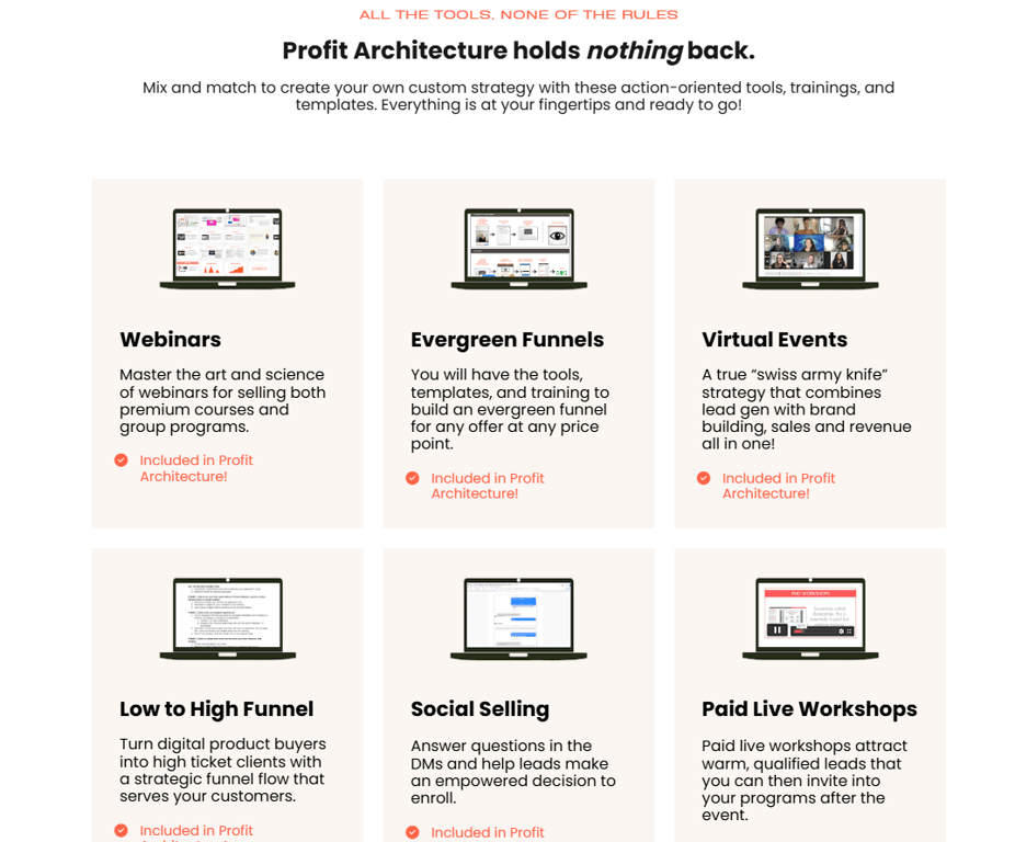 profit-architecture-six-core-funnels-including-webinars-evergreen-funnels-and-paid-live-workshops