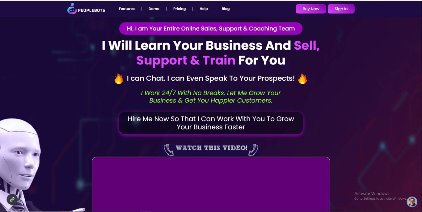 PeopleBots homepage