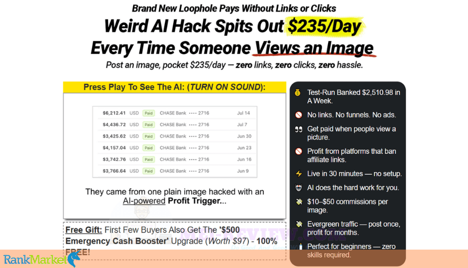 Profit Trigger Ai Homepage