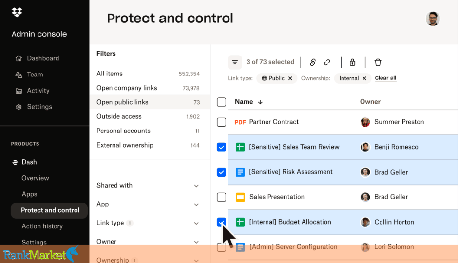 Dropbox Features: