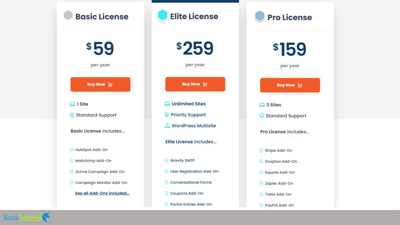 Gravity-Forms-Pricing-Plans