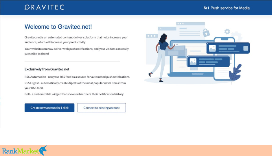 Gravitec Homepage