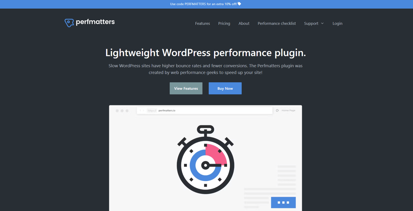 perfmatters-homepage-wordpress-performance-plugin