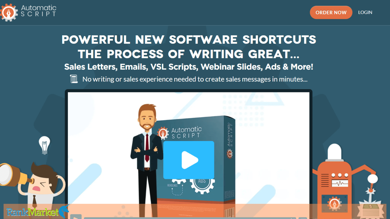 Automatic Script'S Official Homepage Interface