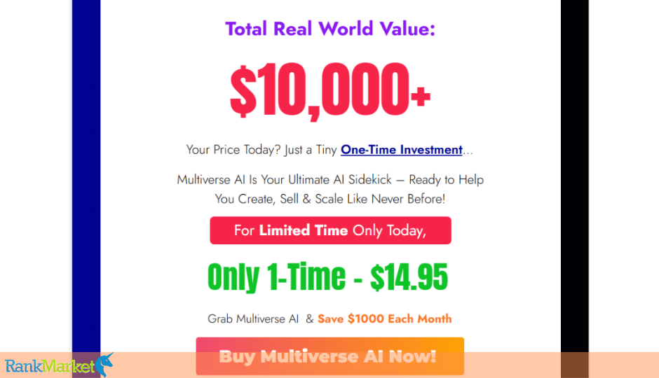 Multiverse Ai 2.0 Pricing