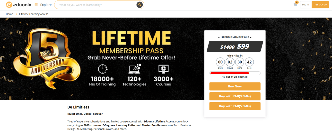 Golden-anniversary-badge-on-dark-background-promoting-unrestricted-access-to-over-one-hundred-and-twenty-technologies