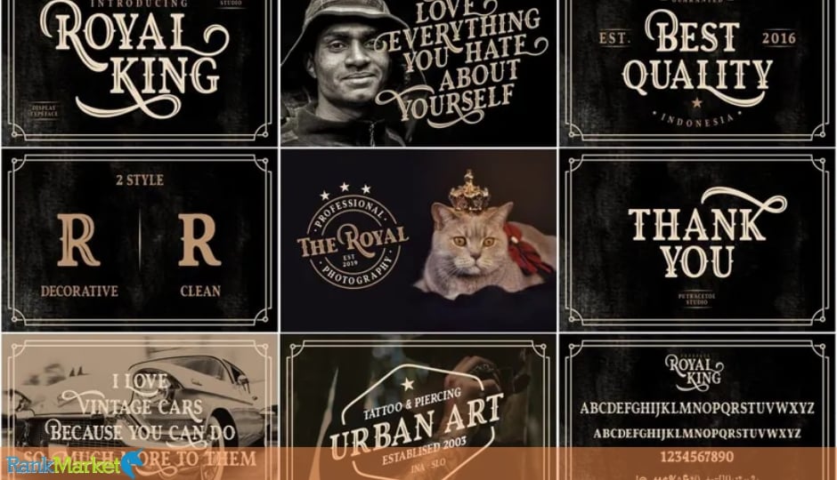 Vintage Font Bundle