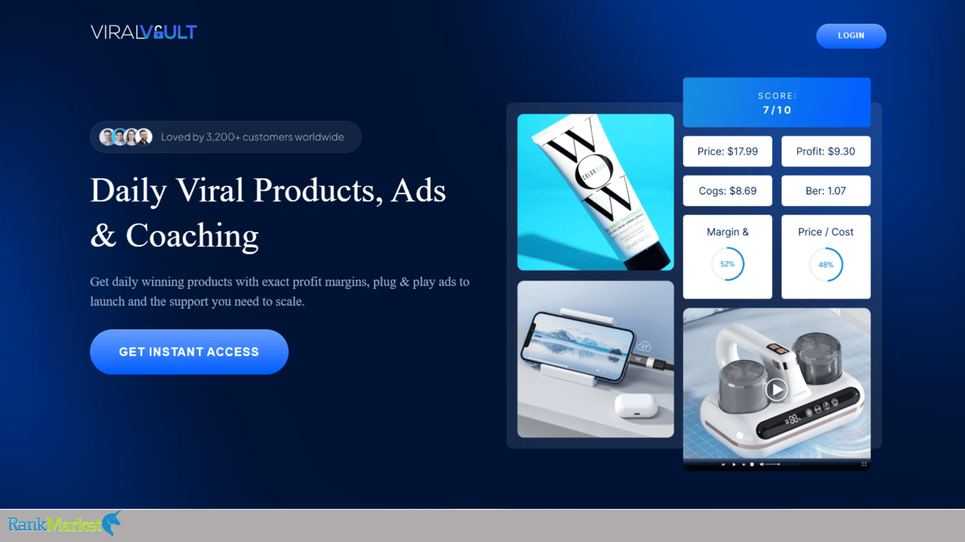  Viral-Vault-Homepage-Main-Interface