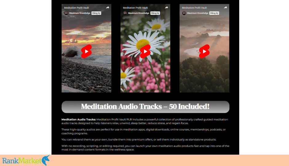 Meditation Profit Vault + Otos