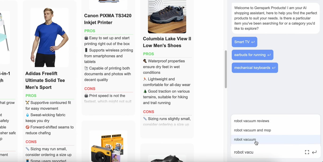 Genspark AI feature overview illustrating automated content creation and AI workflows