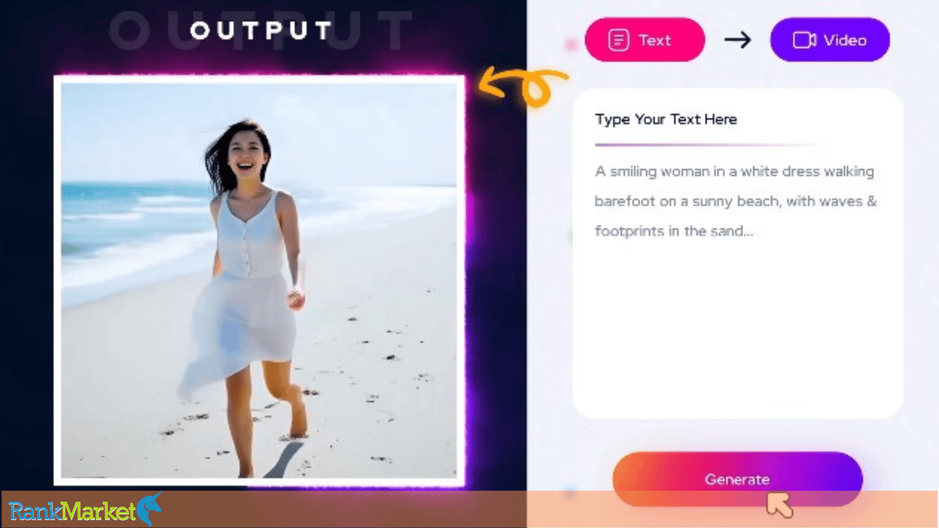Ai-Generated Dancing Girl Video In Flower Garden Using Videoexpress.ai