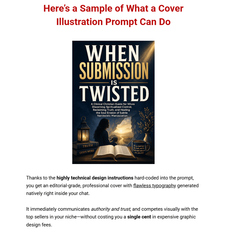 Professional book cover 