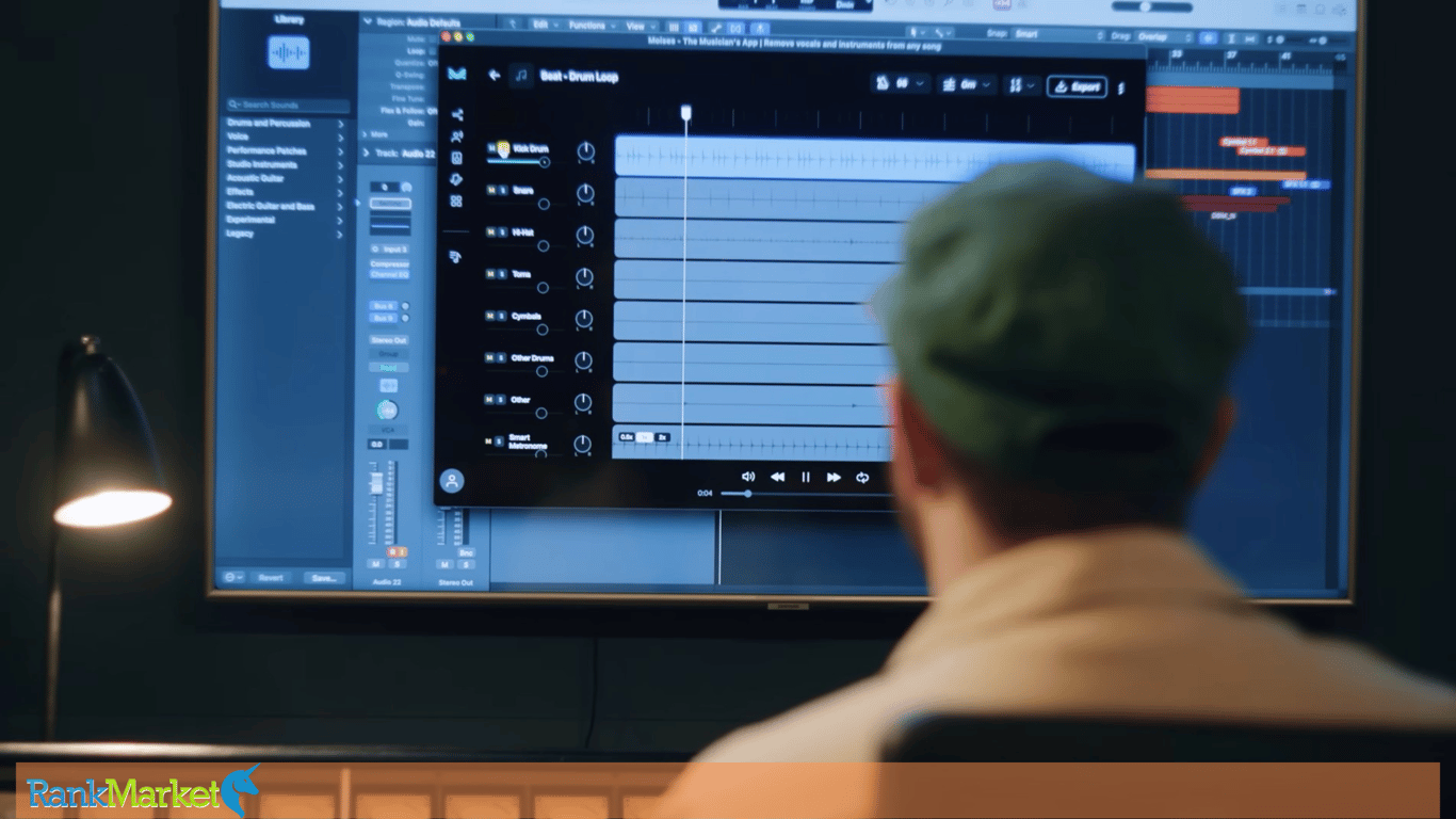 Users Practice Guitar With The Moises Pro App.