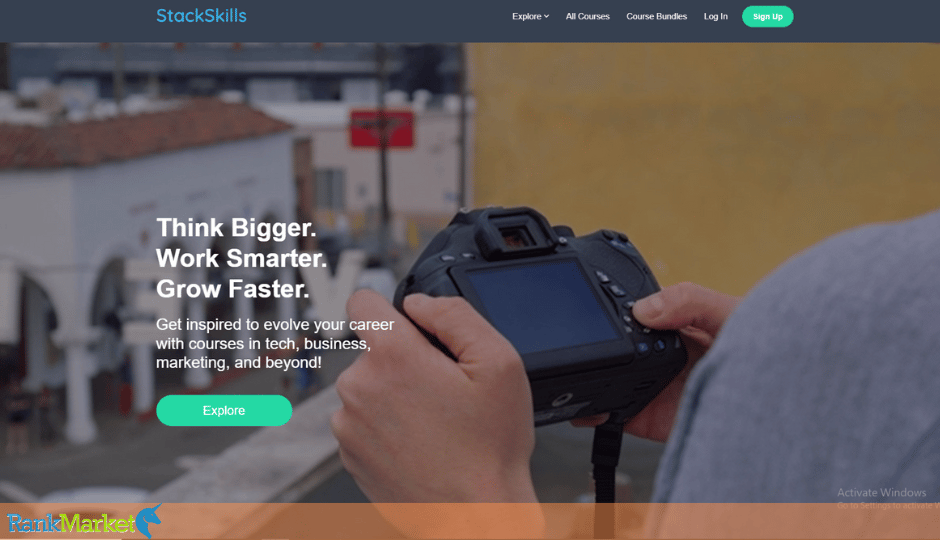 Stackskills Homepage