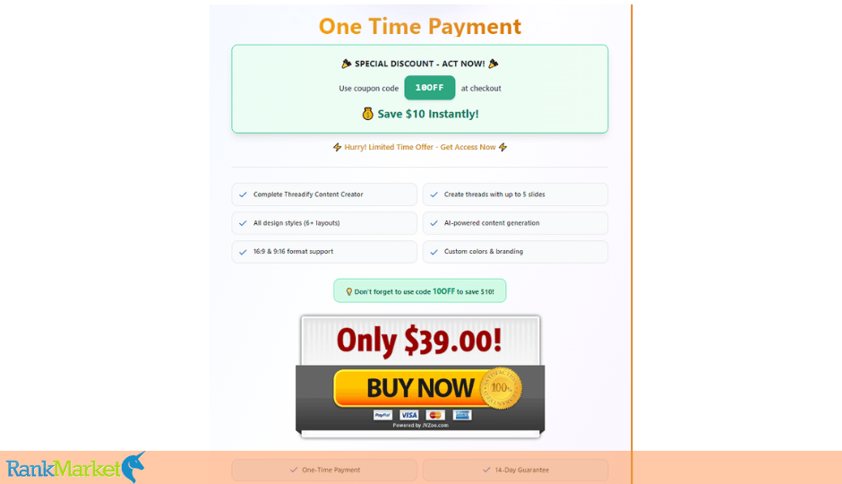 Threadify Pricing