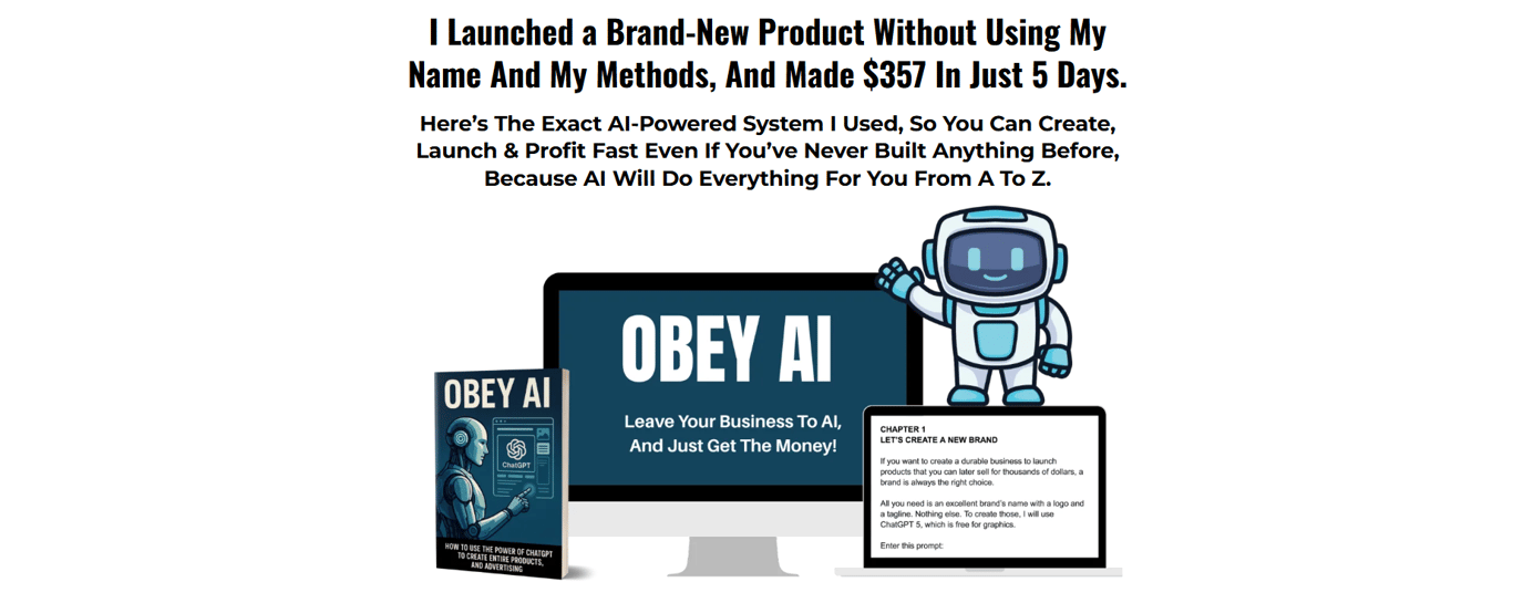 obey-ai-homepage-ai-marketing-automation-tool-for-digital-entrepreneurs