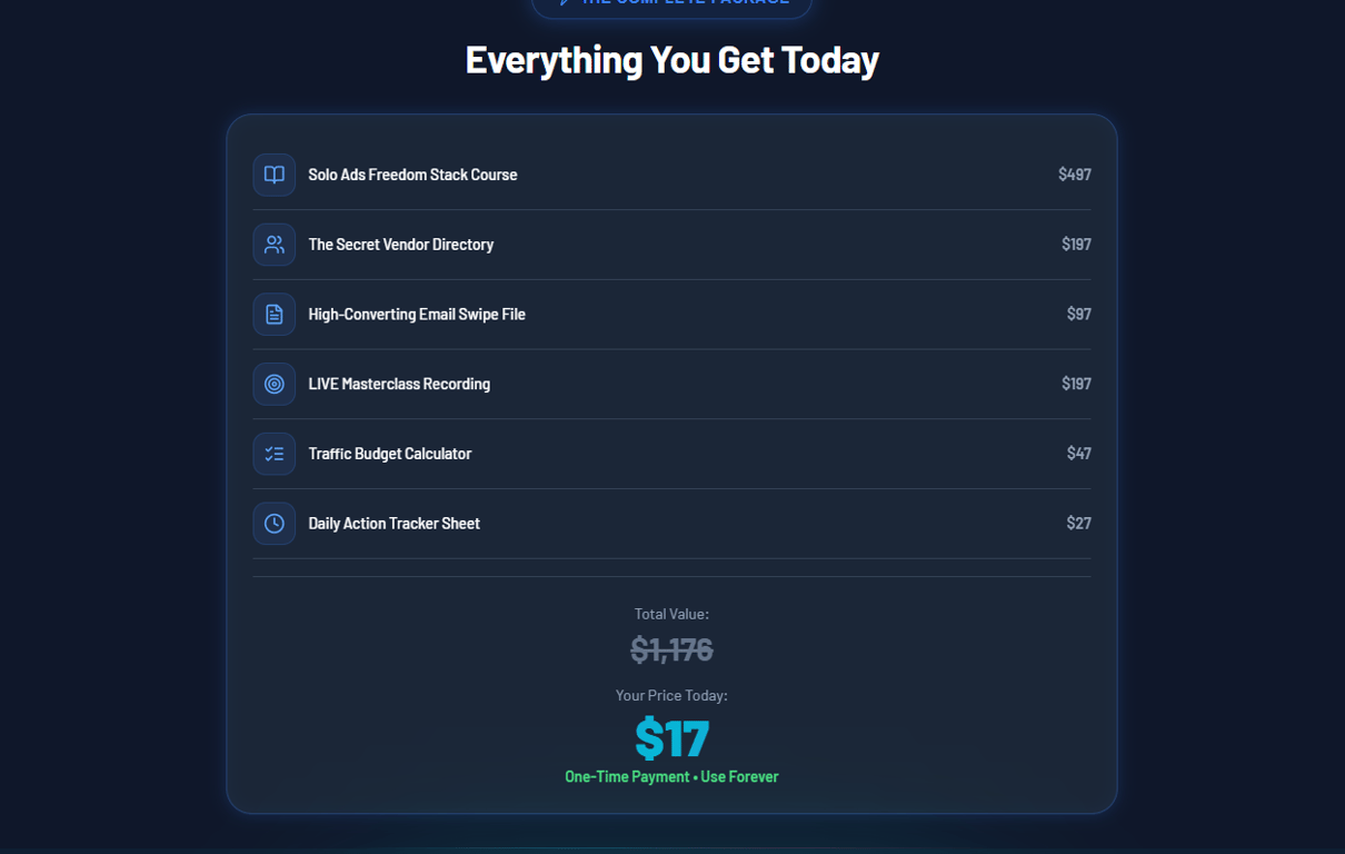 inside-solo-ad-empire-freedom-stack-course-vendor-directory-and-email-swipes