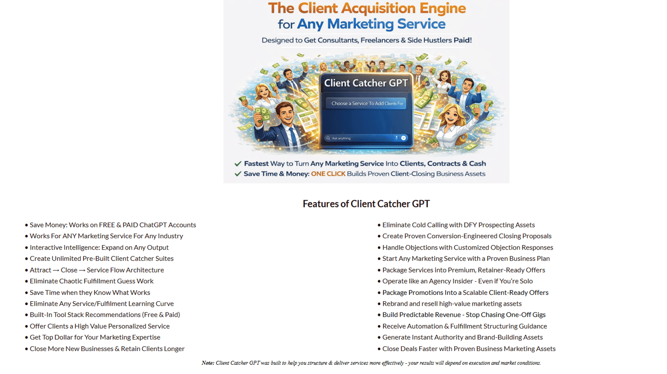 Client-Catcher-GPT-key-features-list-for-building-proven-client-closing-business-assets