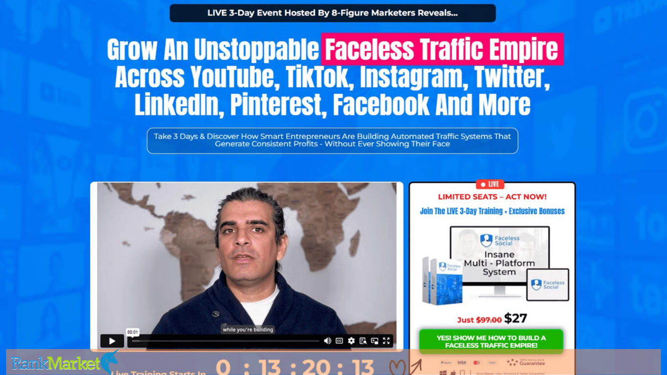 Faceless Social Homepage