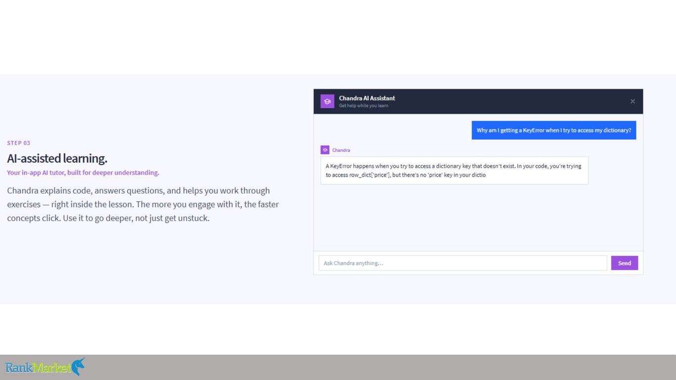 Dataquest-Chandra-Ai-Assistant-Debugging-Keyerror-Code-Inside-The-Lesson
