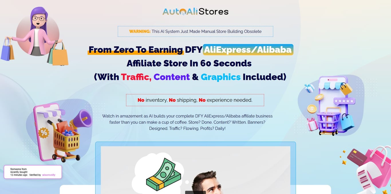 AutoAli Stores Homepage